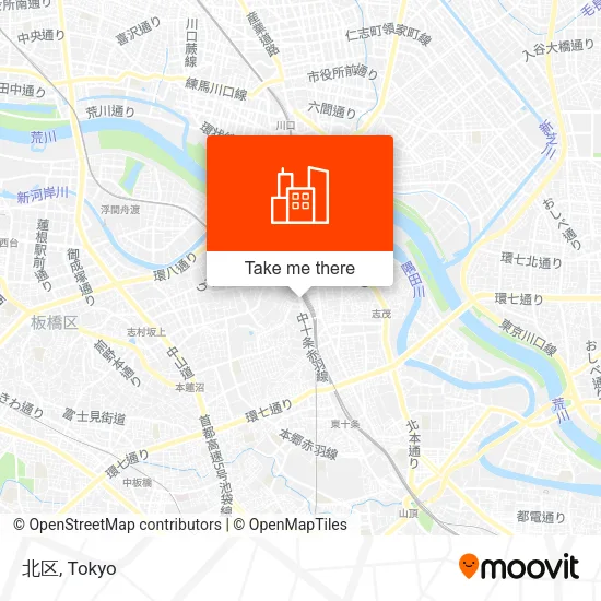 北区 map