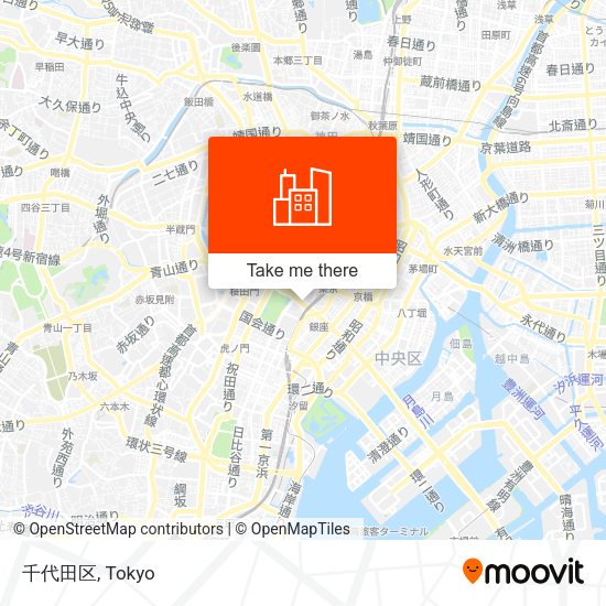 千代田区 map