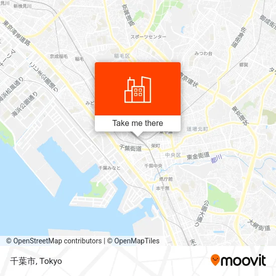 千葉市 map