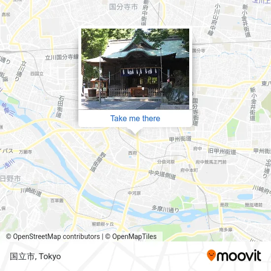 国立市 map