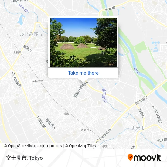 富士見市 map