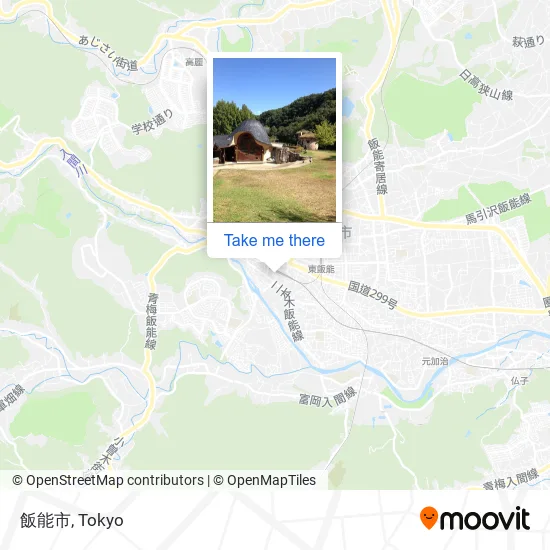 飯能市 map