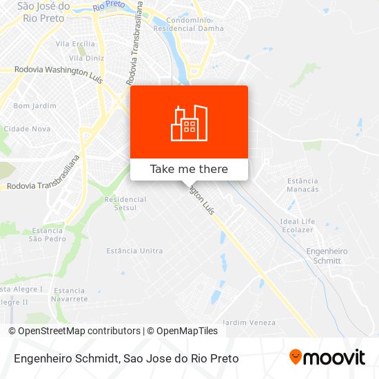 Engenheiro Schmidt map
