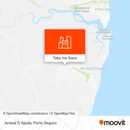 Arraial D`Ajuda map