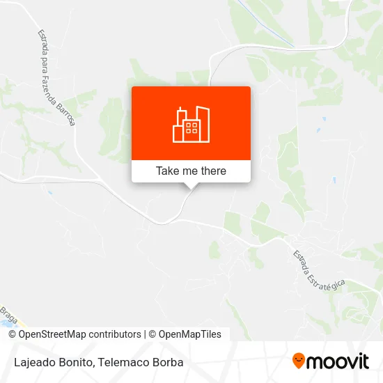Lajeado Bonito map