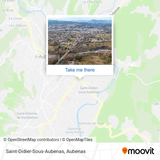 Saint-Didier-Sous-Aubenas map