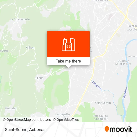 Saint-Sernin map