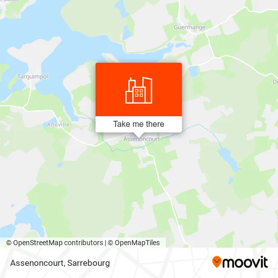 Assenoncourt map