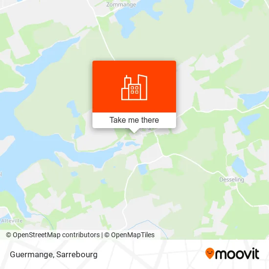 Guermange map