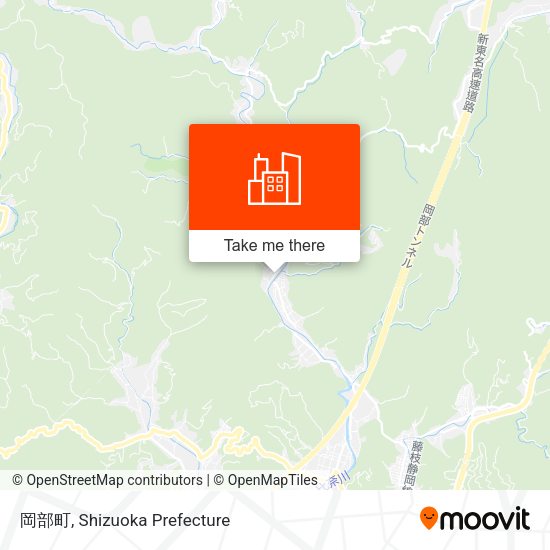岡部町 map