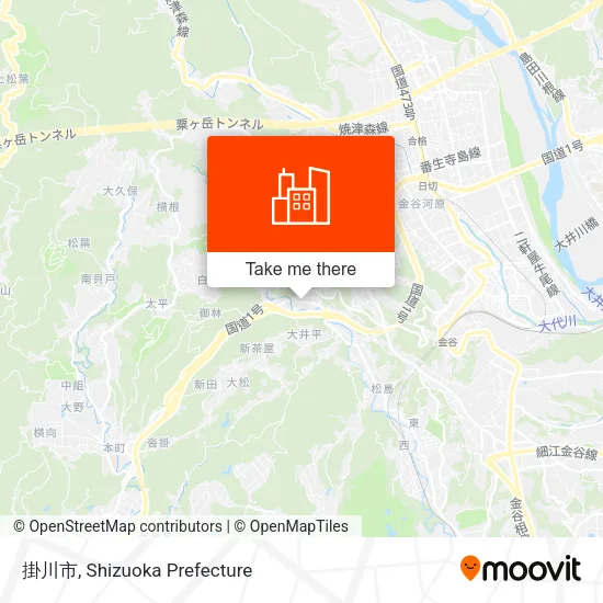 掛川市 map
