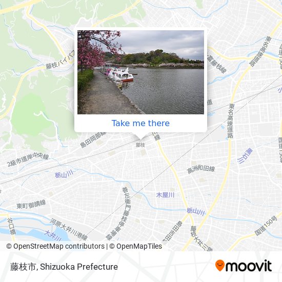 藤枝市 map