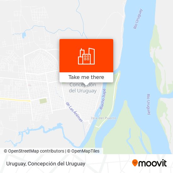 Mapa de Uruguay
