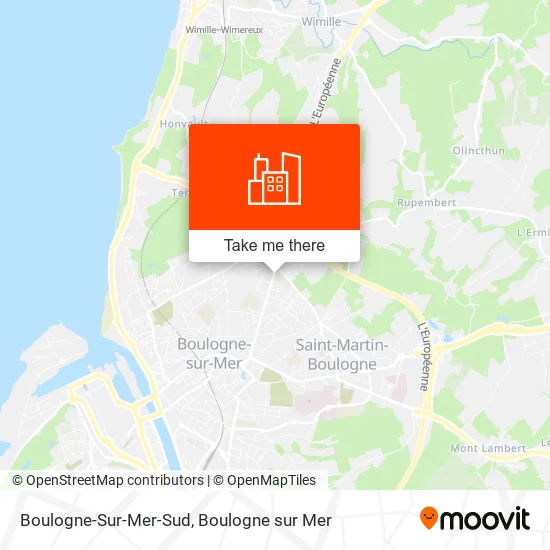 Boulogne-Sur-Mer-Sud map