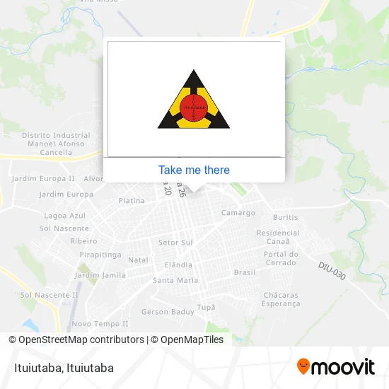 Ituiutaba map