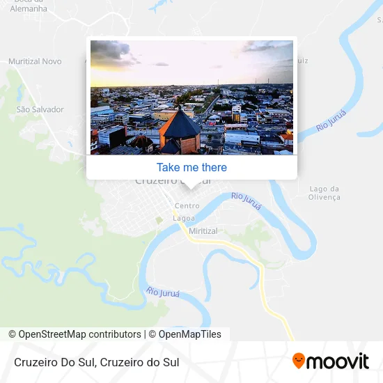 Cruzeiro Do Sul map