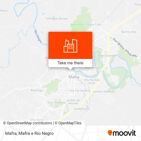Mafra map