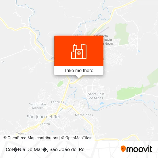 Col�Nia Do Mar� map