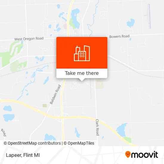 Lapeer map