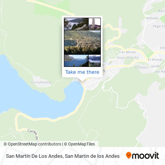 San Martín De Los Andes map