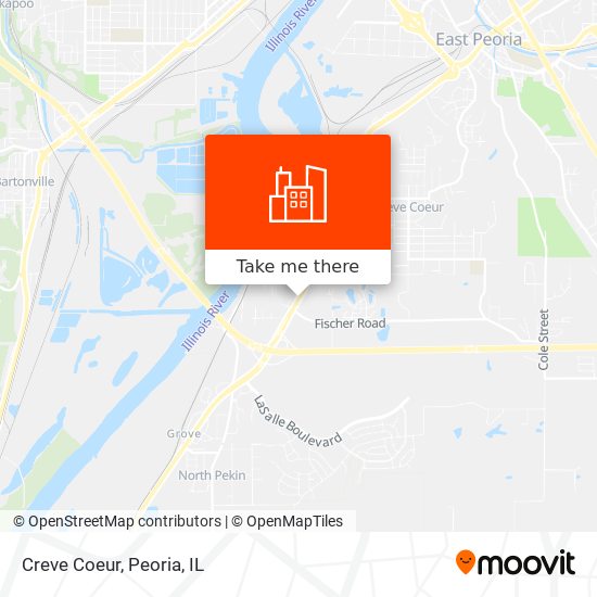 Creve Coeur map