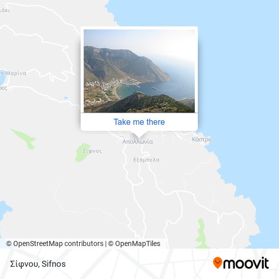 Σίφνου map