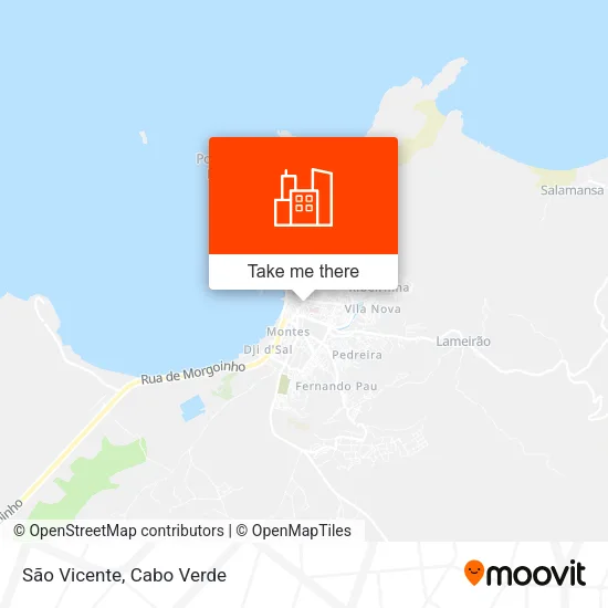 São Vicente map