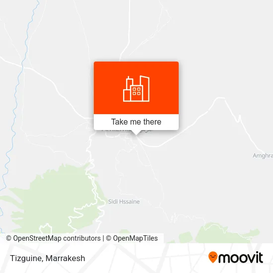 Tizguine map