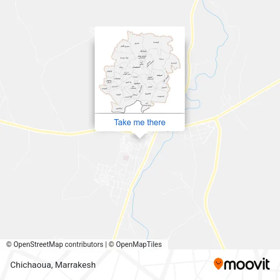 Chichaoua map