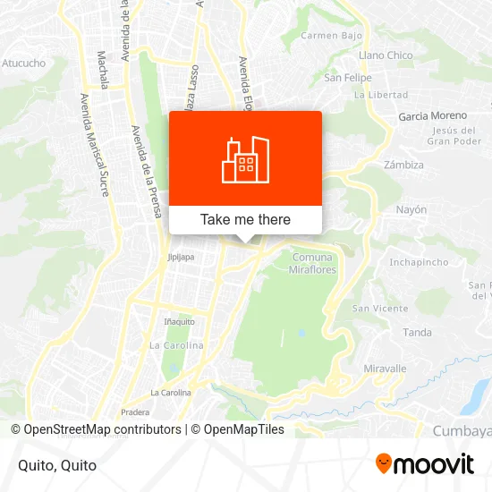 Quito map