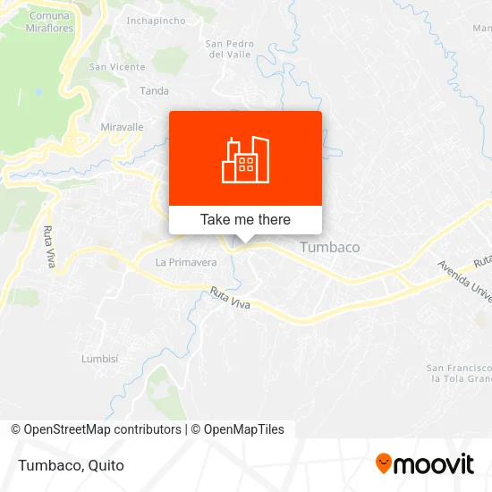Tumbaco map