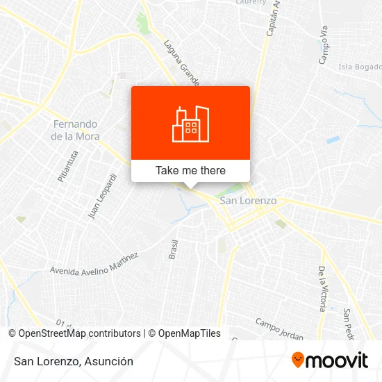 San Lorenzo map