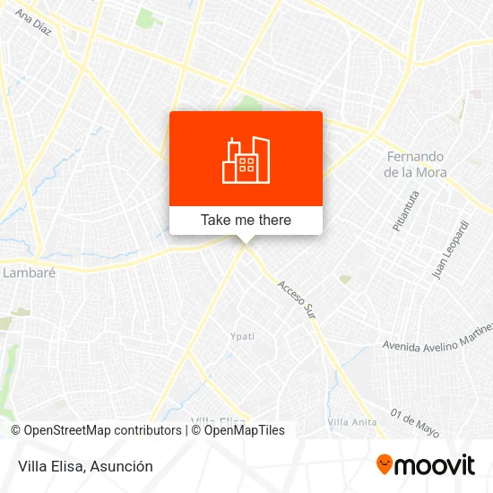 Villa Elisa map
