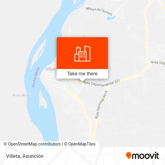 Villeta map