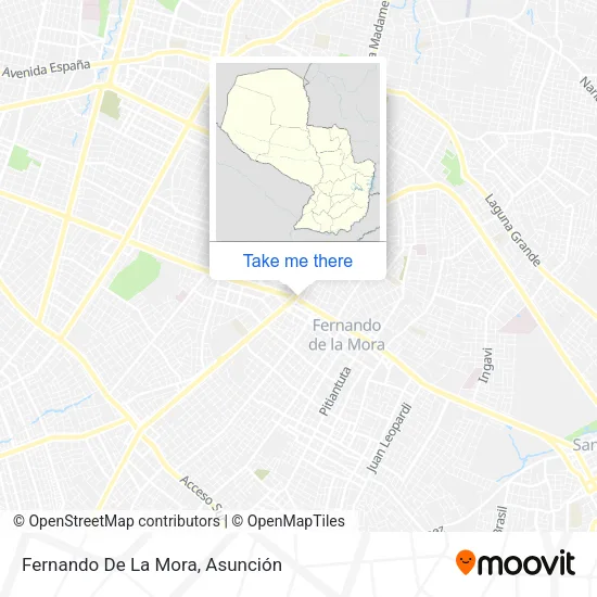 Fernando De La Mora map