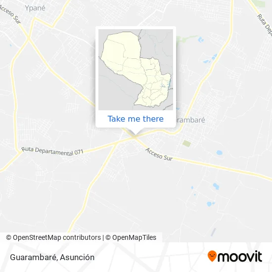 Guarambaré map