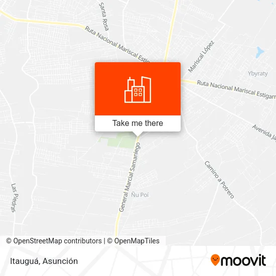 Itauguá map