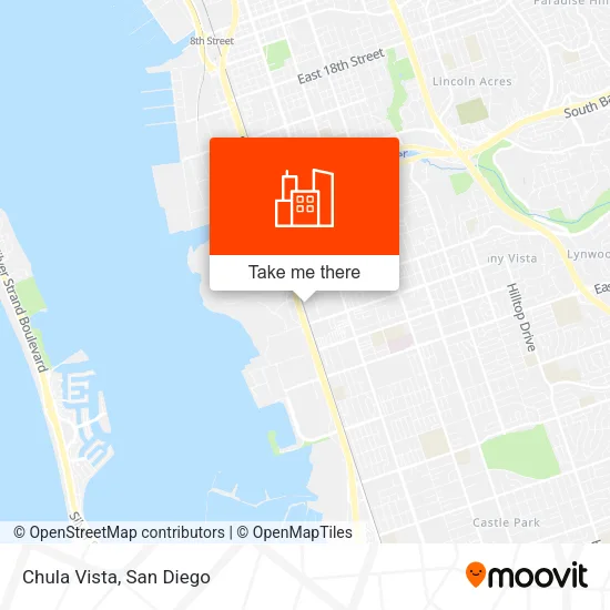 Chula Vista map