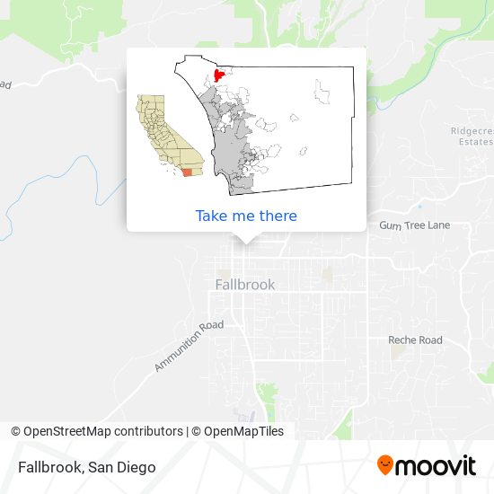 Fallbrook map