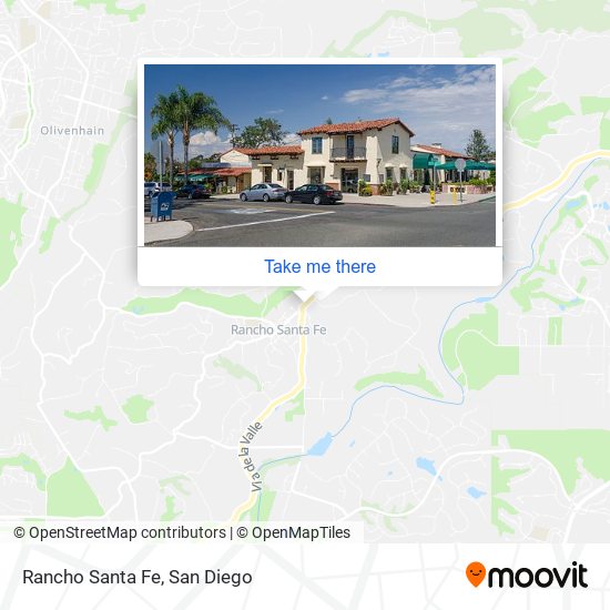 Rancho Santa Fe map