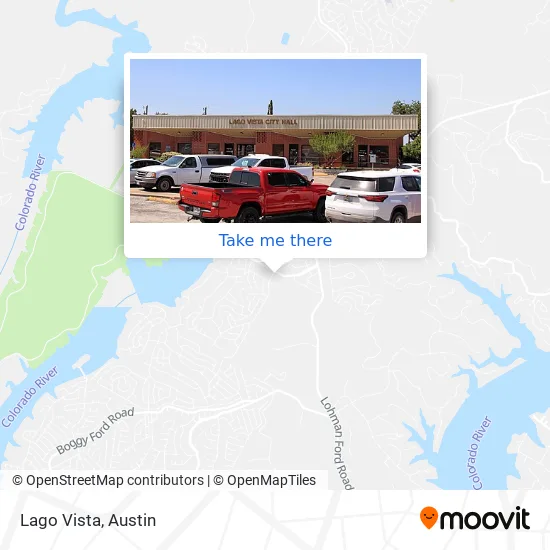 Lago Vista map