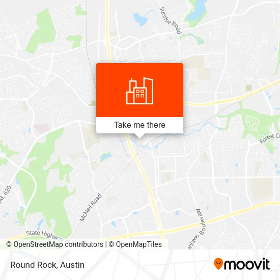 Round Rock map