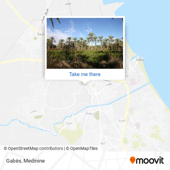 Gabès map