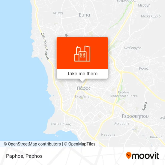 Paphos map