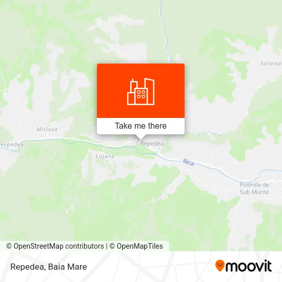 Repedea map