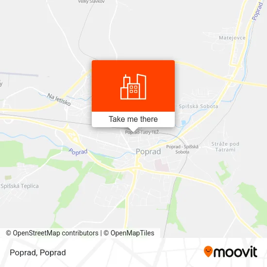 Poprad map