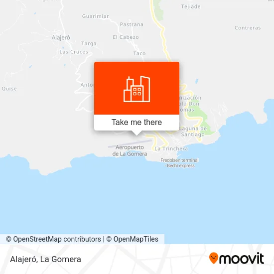 Alajeró map