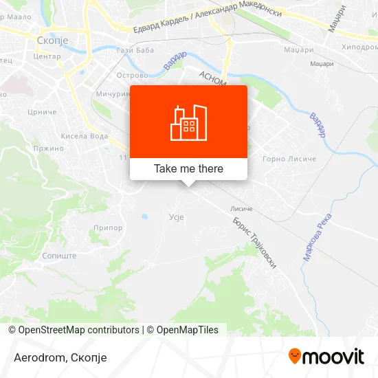 Aerodrom map