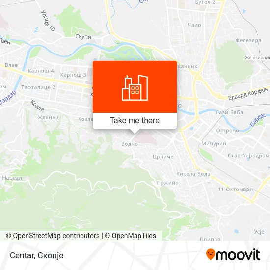 Centar map
