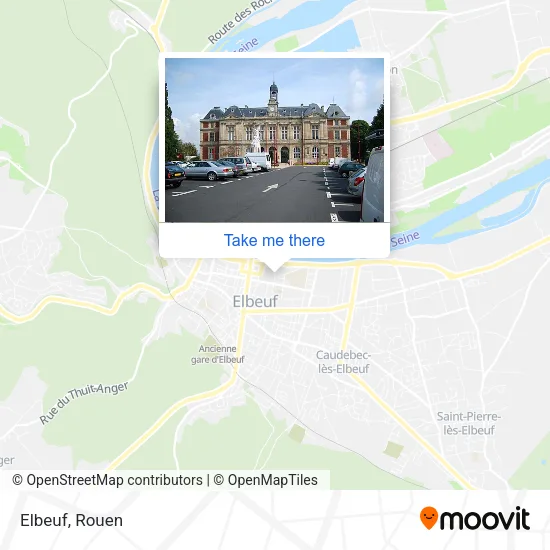 Elbeuf map